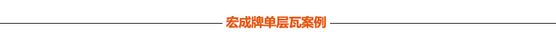 宏成牌單層瓦案例 宏成牌單層瓦案例